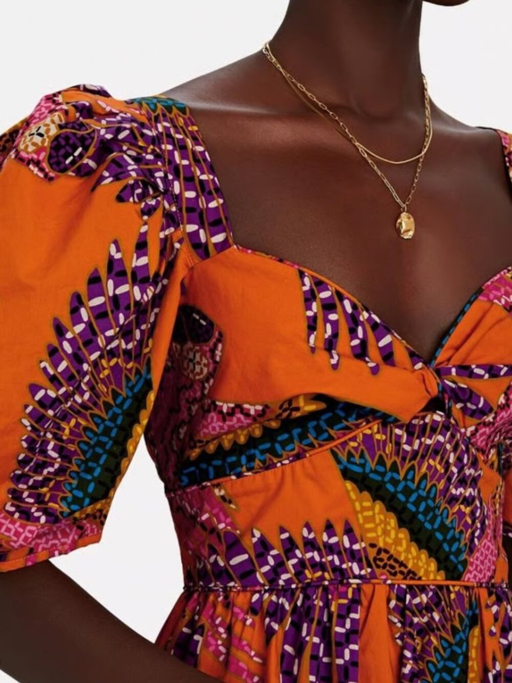 Farm Rio Beaded Macaws Midi Dress size XS